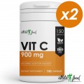Atletic Food Витамин С Vitamin C 900 mg - 300 капс (2 шт по 150 капс)